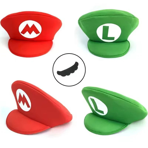 Mario luigi foam hat cap - mario,